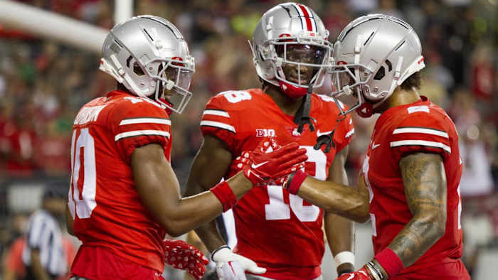 126. Xavier Johnson, Marvin Harrison Jr. and Emeka Egbuka